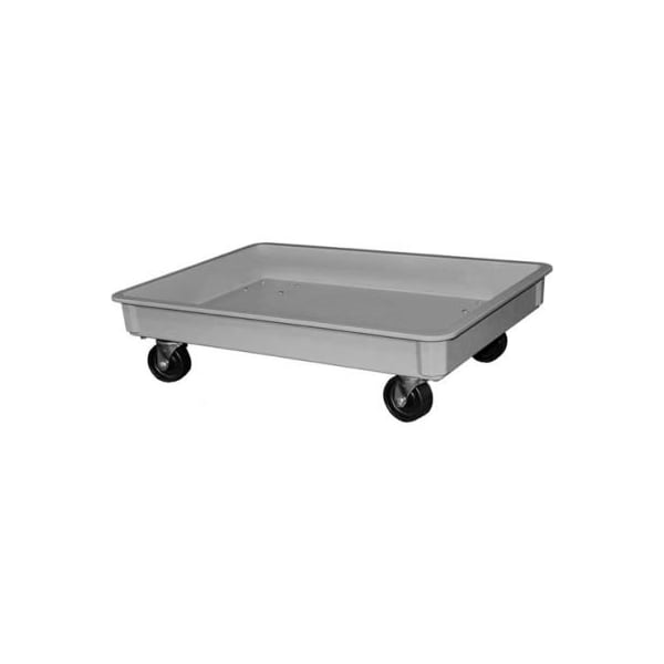 Mfg Tray Molded Fiberglass Toteline Dolly 870148 for - 25-3/4"L x 17-3/4"W x 3"H Tote, Gray 8701485136 - main
